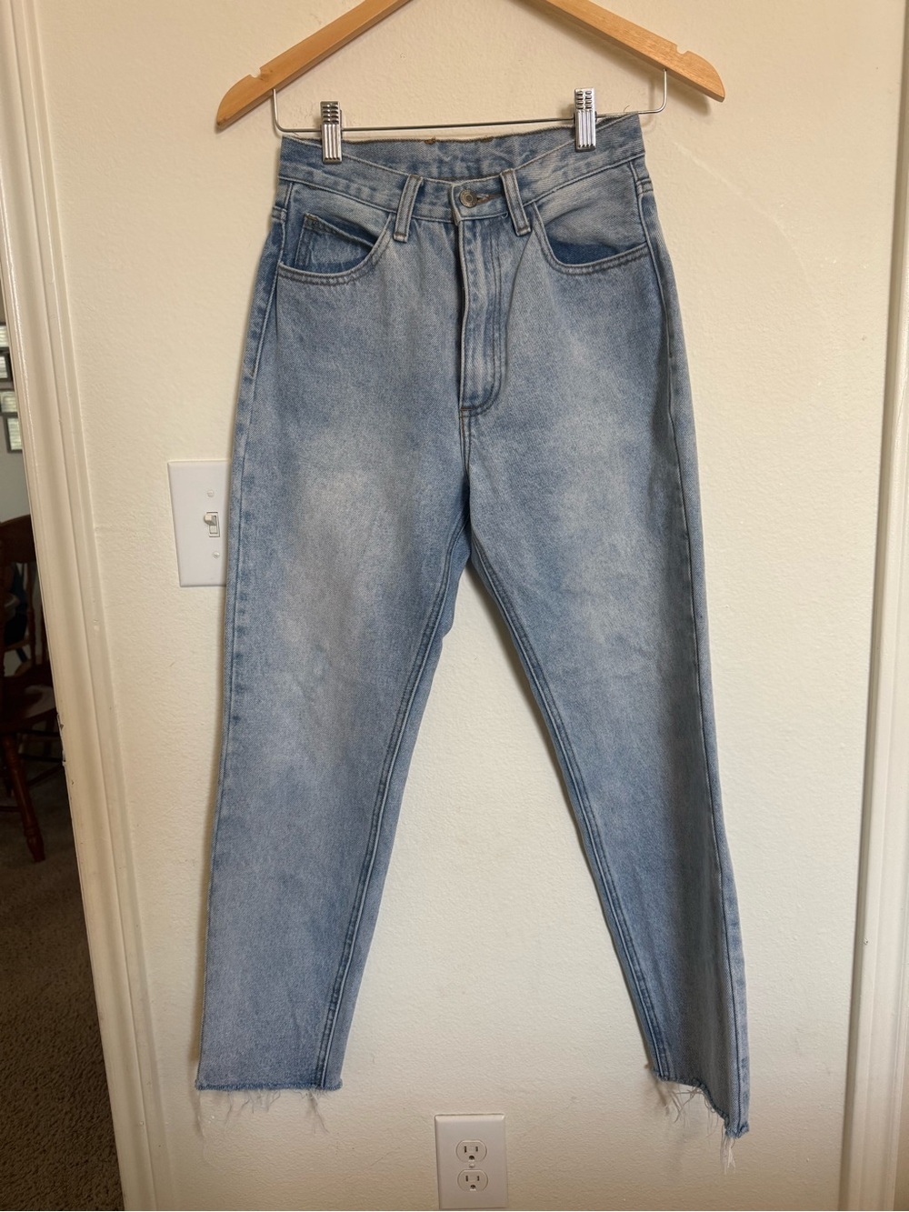 Brandy Melville Light Blue High-Rise Jeans